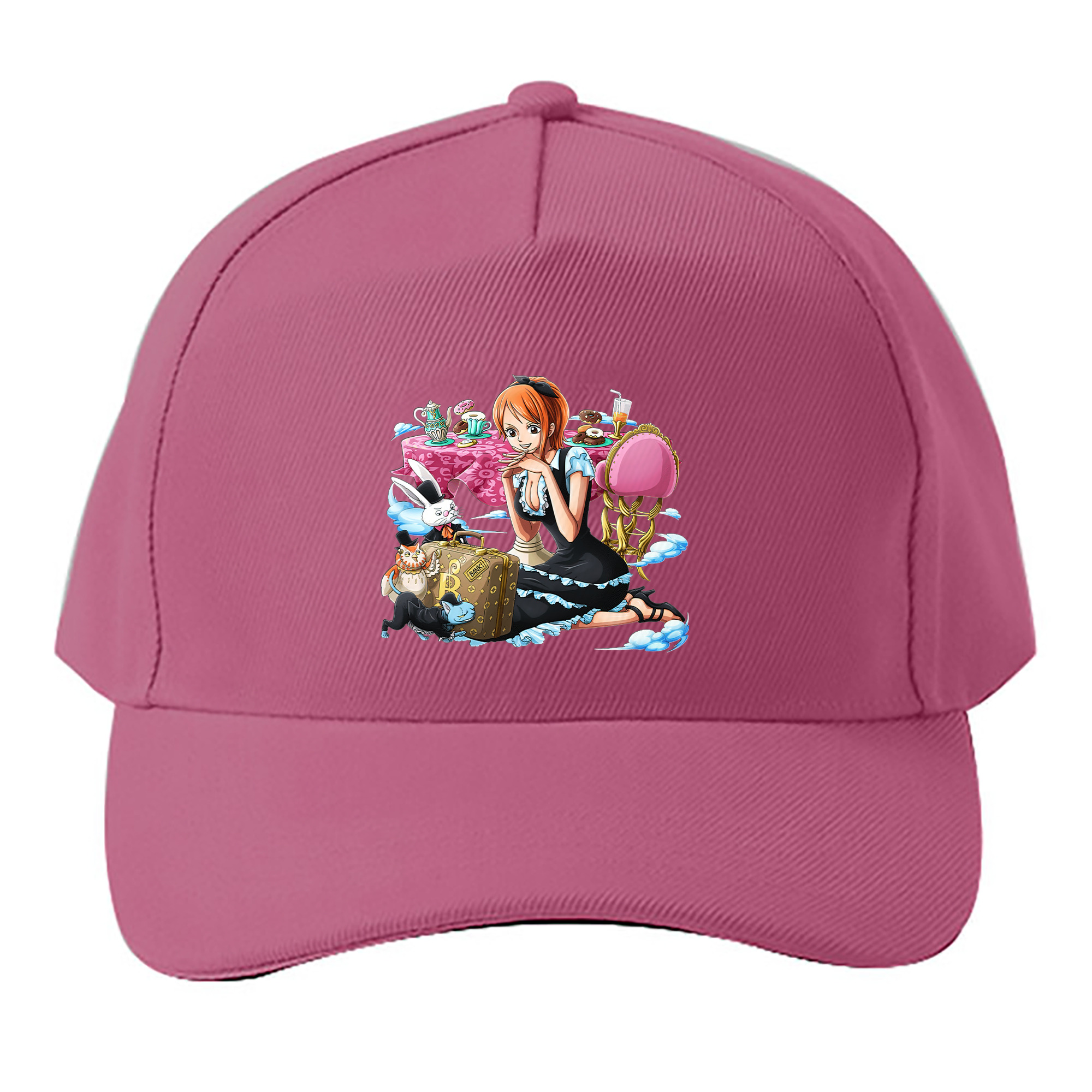 （画像用） ワンピース ナミ ONE PIECE Nami ベースボールキャップ 綿100％ 男女兼用 帽子 スポーツ
